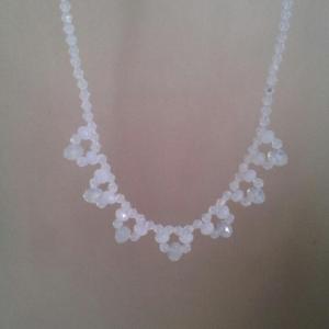 White crystal necklace 1